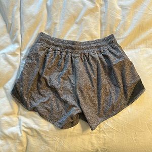 Lululemon running shorts (grey, size 6)